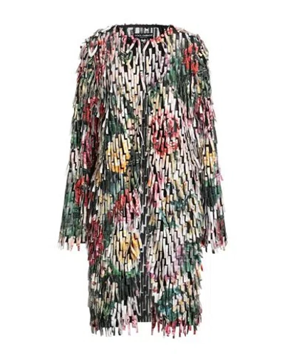 Dolce & Gabbana Woman Overcoat & Trench Coat Yellow Size 10 Polyester In Multi
