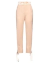 Dolce & Gabbana Woman Pants Apricot Size 8 Polyester, Virgin Wool, Silk, Elastane In Orange
