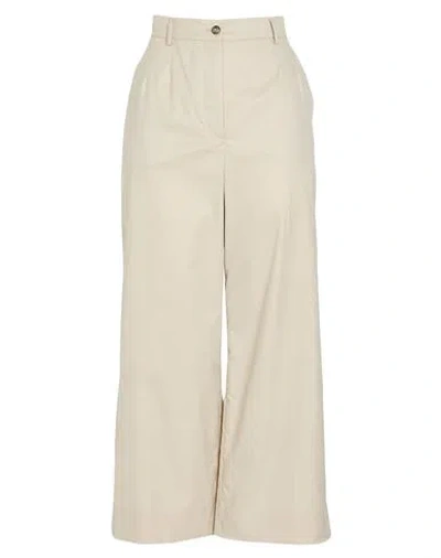Dolce & Gabbana Woman Pants Beige Size 8 Cotton, Polyamide, Elastane In Neutral