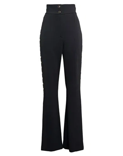 Dolce & Gabbana Woman Pants Black Size 10 Polyamide, Wool, Elastane