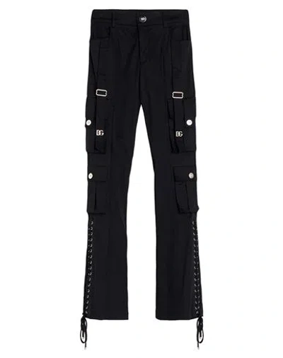 Dolce & Gabbana Woman Pants Black Size 12 Cotton, Elastane