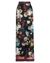 Dolce & Gabbana Multicolor Pants Frontal With Buttons In Black