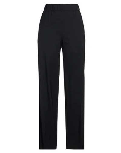 Dolce & Gabbana Woman Pants Black Size 12 Virgin Wool, Elastane In Blue