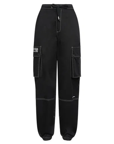 DOLCE & GABBANA DOLCE & GABBANA WOMAN PANTS BLACK SIZE 2 COTTON, ELASTANE