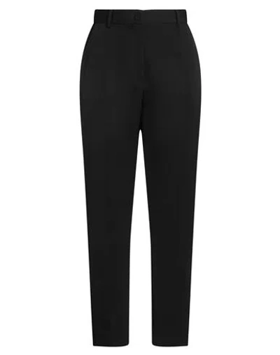 Dolce & Gabbana Woman Pants Black Size 4 Virgin Wool, Silk, Elastane