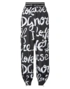 Dolce & Gabbana Woman Pants Black Size 6 Polyester, Silk, Polyamide, Elastane In Black