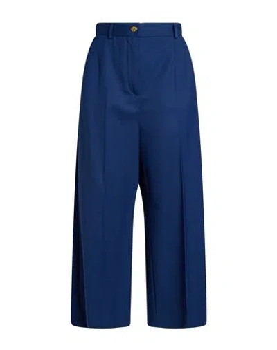 Dolce & Gabbana Woman Pants Blue Size 2 Virgin Wool, Elastane