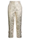 Dolce & Gabbana Woman Pants Blush Size 10 Polyester, Polyamide, Metallic Polyester In Multi