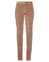 Dolce & Gabbana Woman Pants Camel Size 10 Cotton, Elastane In Beige