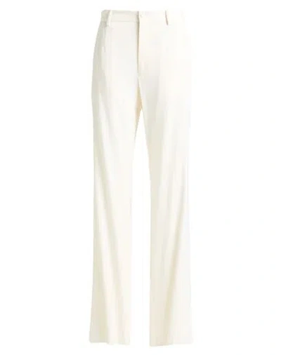 Dolce & Gabbana Woman Pants Cream Size 10 Virgin Wool, Elastane In White