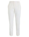 Dolce & Gabbana Woman Pants Cream Size 12 Virgin Wool, Polyamide, Elastane In White