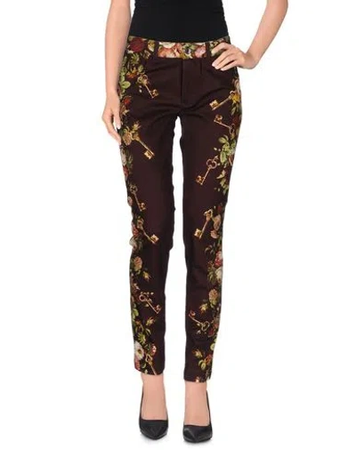 Dolce & Gabbana Woman Pants Plum Size 4 Cotton, Elastane In Deep Purple