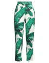 Dolce & Gabbana Woman Pants Emerald Green Size 2 Cotton, Silk