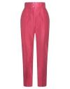 Dolce & Gabbana Woman Pants Fuchsia Size 10 Silk In Pink