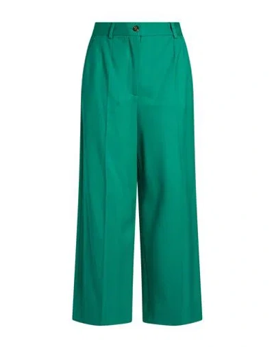 Dolce & Gabbana Woman Pants Green Size 2 Virgin Wool, Elastane
