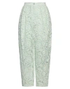 Dolce & Gabbana Woman Pants Light Green Size 4 Cotton, Viscose, Polyamide In Green