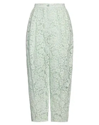 Dolce & Gabbana Woman Pants Light Green Size 4 Cotton, Viscose, Polyamide