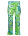Dolce & Gabbana Woman Pants Lime Green Size 10 Silk, Elastane In Green