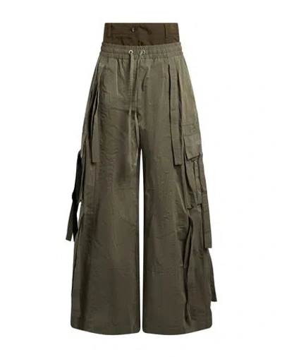 Dolce & Gabbana Woman Pants Military Green Size 2 Cotton, Polyester, Polyamide
