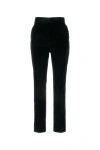 Dolce & Gabbana Black Cotton Pants In Multicolor