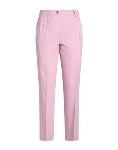 Dolce & Gabbana Woman Pants Pink Size 2 Virgin Wool, Elastane