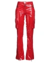 Dolce & Gabbana Woman Pants Red Size 4 Polyester, Polyurethane, Elastane In Red