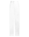 Dolce & Gabbana Cotton-blend Brocade Slim Pants In White
