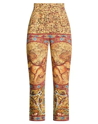 Dolce & Gabbana Woman Pants Yellow Size 0 Viscose