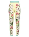 Dolce & Gabbana Woman Pants Yellow Size 8 Silk, Elastane In Yellow