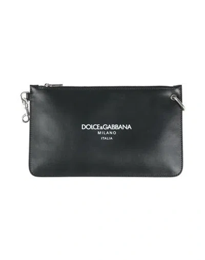 Dolce & Gabbana Woman Pouch Black Size - Calfskin