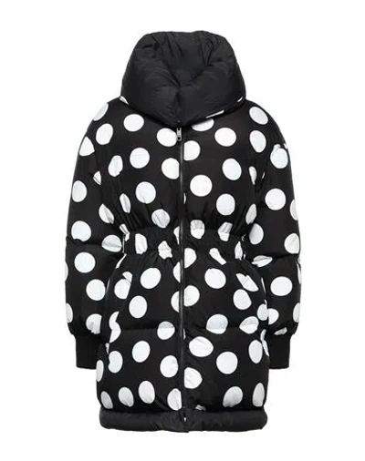 Dolce & Gabbana Woman Puffer Black Size 6 Polyester, Wool, Elastane