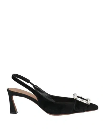 Dolce & Gabbana Woman Pumps Black Size 10 Textile Fibers