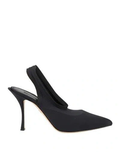 Dolce & Gabbana Woman Pumps Black Size 6 Textile Fibers