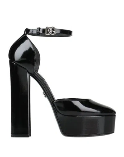 Dolce & Gabbana Woman Pumps Black Size 6.5 Calfskin