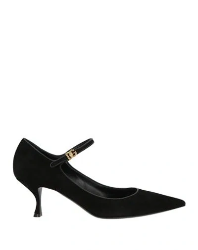 Dolce & Gabbana Woman Pumps Black Size 7.5 Leather
