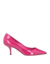 Dolce & Gabbana Woman Pumps Magenta Size 5 Calfskin