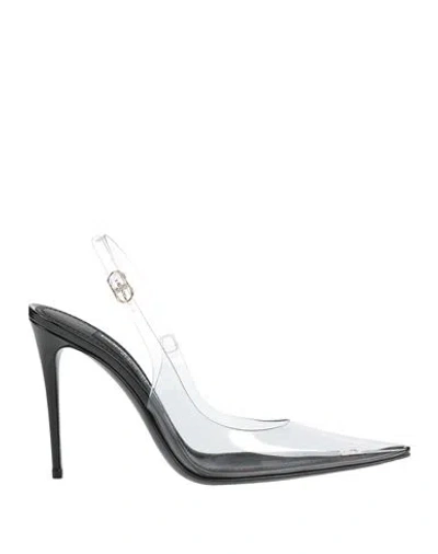 Dolce & Gabbana Woman Pumps Transparent Size 6 Pvc - Polyvinyl Chloride