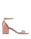 Dolce & Gabbana Keira 60 Patent Leather Sandals In Pink