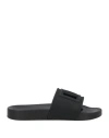 Dolce & Gabbana 20mm Saint Barth Rubber Slides In Black
