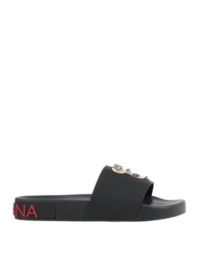 Dolce & Gabbana Sandals In Black
