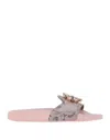 Dolce & Gabbana Solid Color Sandals In Pink