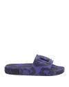 Dolce & Gabbana Woman Sandals Purple Size 6.5 Calfskin In Purple