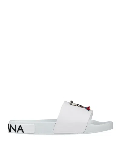 Dolce & Gabbana Sandals In White