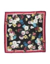 Dolce & Gabbana Bluebell-printed Twill Scarf In Black