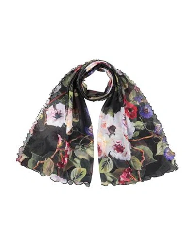 Dolce & Gabbana Woman Scarf Black Size - Polyamide