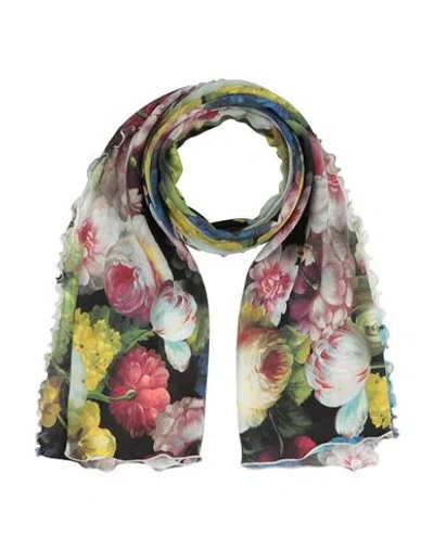 Dolce & Gabbana Woman Scarf Black Size S Polyamide