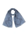 Dolce & Gabbana Woman Scarf Blue Size - Silk, Elastane In Blue