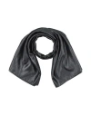 Dolce & Gabbana Woman Scarf Lead Size - Silk, Metallic Fiber In Grey