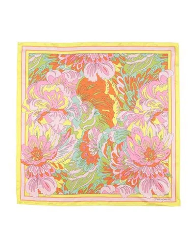 Dolce & Gabbana Woman Scarf Yellow Size - Silk