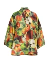Dolce & Gabbana Woman Shirt Lime Green Size 10 Silk In Green